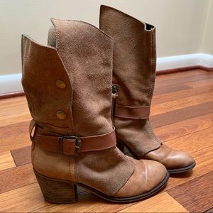 Tan Leather boots